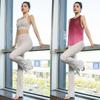 Women's High-Value Fashionable Yoga Set with Padded Bra and Stylish Back Tank - Perfect for Training, Running, and Fitness