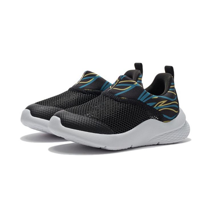 Li Ning Kids Low Top Lightweight Sports Casual Shoes Kids Shoes Black YKNS054-3