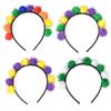 Creative Glitter Ball Hairbands Party Props Hair Hoop Headpieces Carnival Headbands  Girls