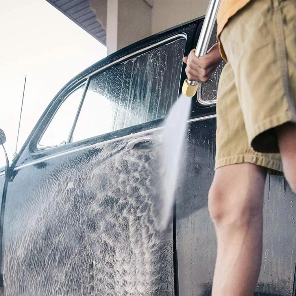 High Pressure Power Washer Wand Aluminum Alloy Watering Sprayer Cleaning Tool for Car Washing