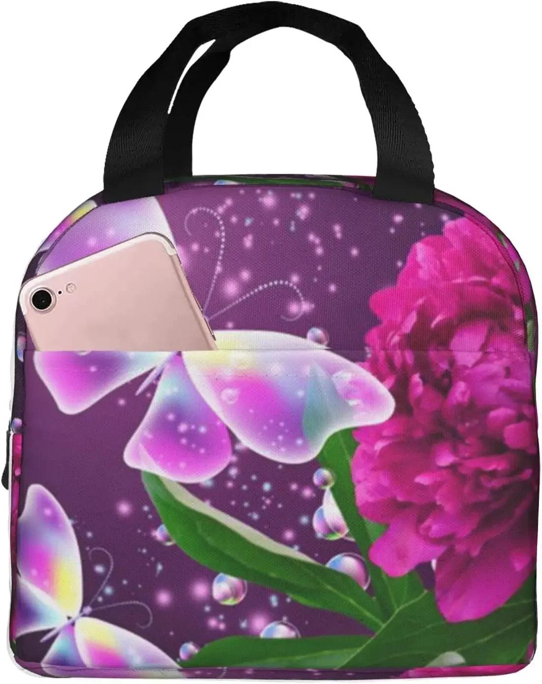 

Милый мопс, переносная фольгированная уплотненная изоляционная сумка для обеда, сумка для обеда для женщин, мужчин, детей, многоразовые ланч-боксы для школы, работы, путешествий 22x20x13CM