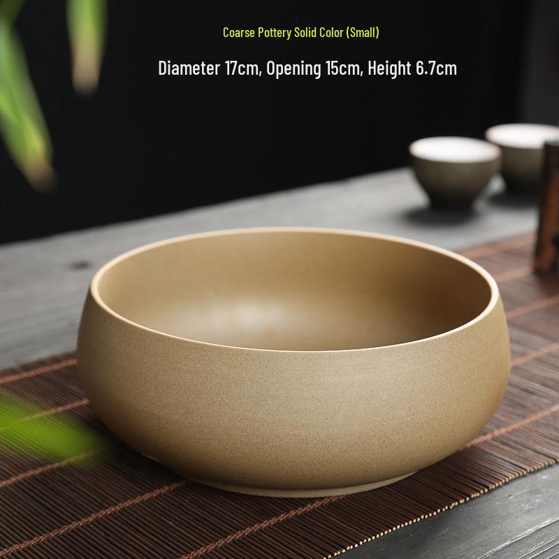 Compact Ceramic Tea Wash Set: Teacup, Bowl, Brush, Water Basin, Gongfu Tea Accessories Default