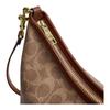 Coach Laurel 31 Shoulder Bag Signature Canvas Women Hobo Handbag Dual Detachable Straps Zipper Closure Commute CEY95‑IMXHE CV975‑IMXHE