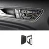 Front Door Lock Memory Button Decor For 2013- Benz GLA CLA Real Carbon Fiber