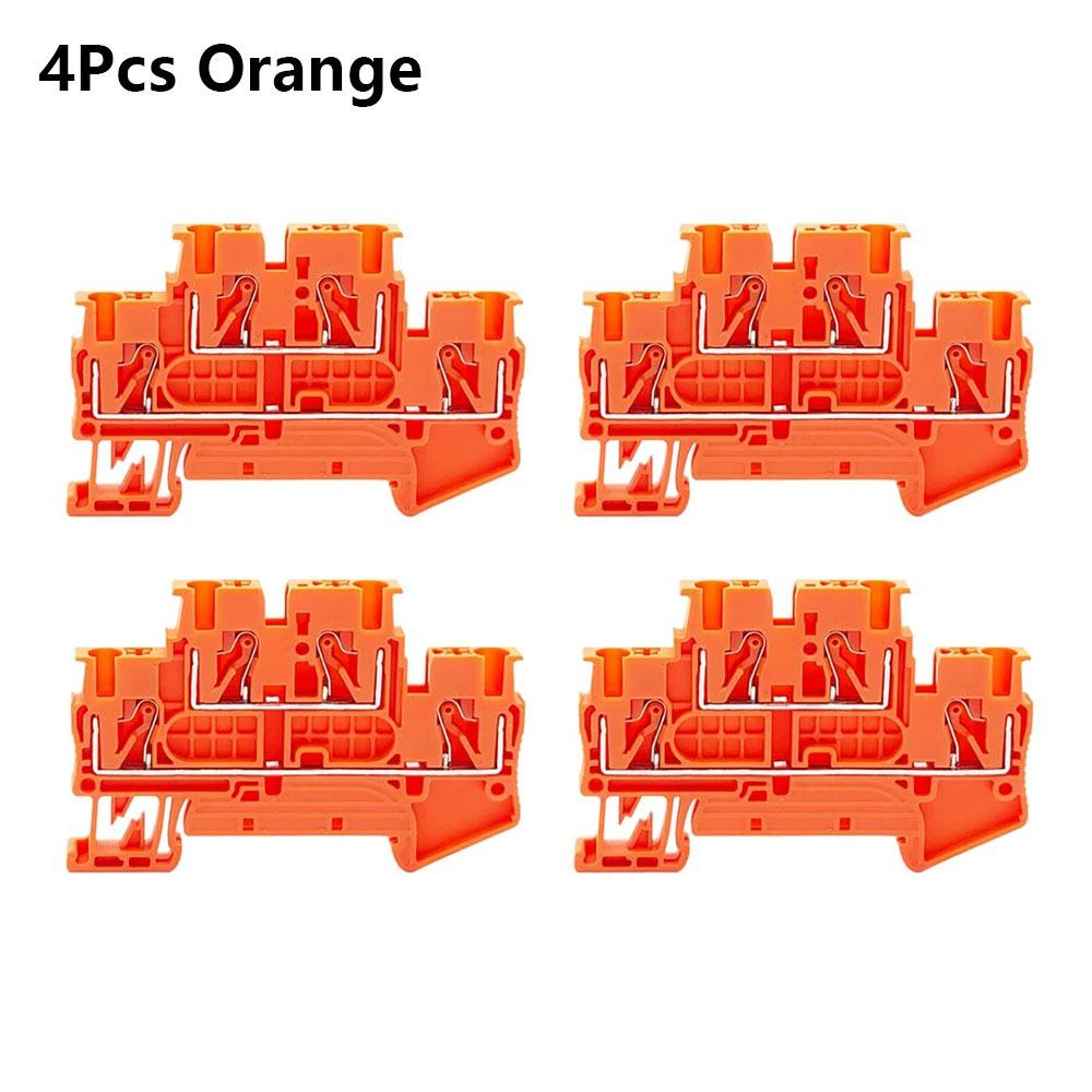 4Pcs PTTB-2.5 PTTB-2.5 Terminal Block  for Industrial Electrical Cabinet Wiring