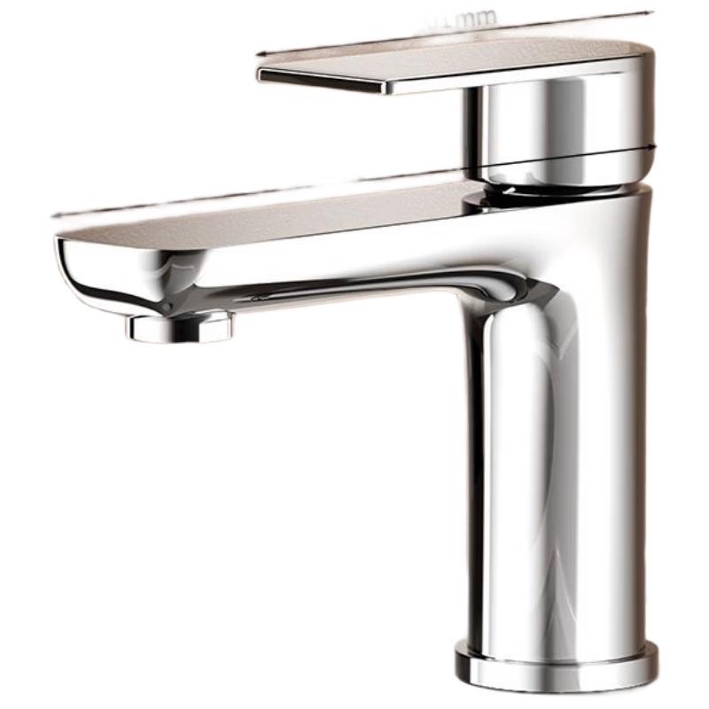 HANDUNYOU Brushed Stainless Steel Basin Faucet