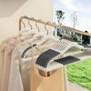 10Pcs Heavy Duty Plastic Hangers, Clothes Hangers with Non-Slip Pads, Great for Shirts, Pants, Scarves, Strong Enough for Coat