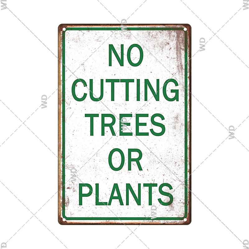 Tin Sign No Parking Slow Down Caution Warning Do Not Pass Metal Vintage Plaque Retro Metal Plate Traffic Yard Street Wall Decor