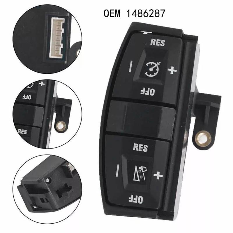 Steering Wheel Cruise Control Switch 1486287 1486287S51 Window Lifter Switch Replacement Accessories
