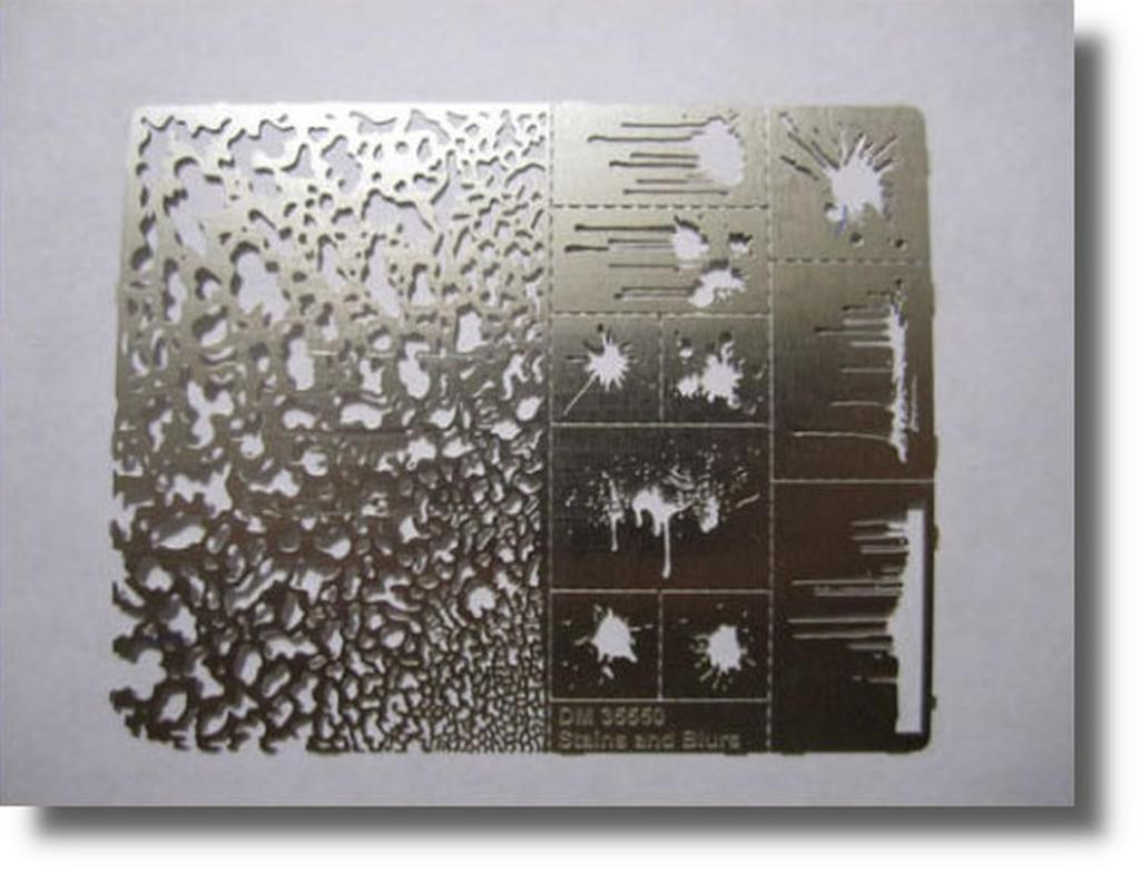 Dan Models Weathering Raindrop Etching Stencil Hobby Painting Tools DAN35550 1/35 (Small)