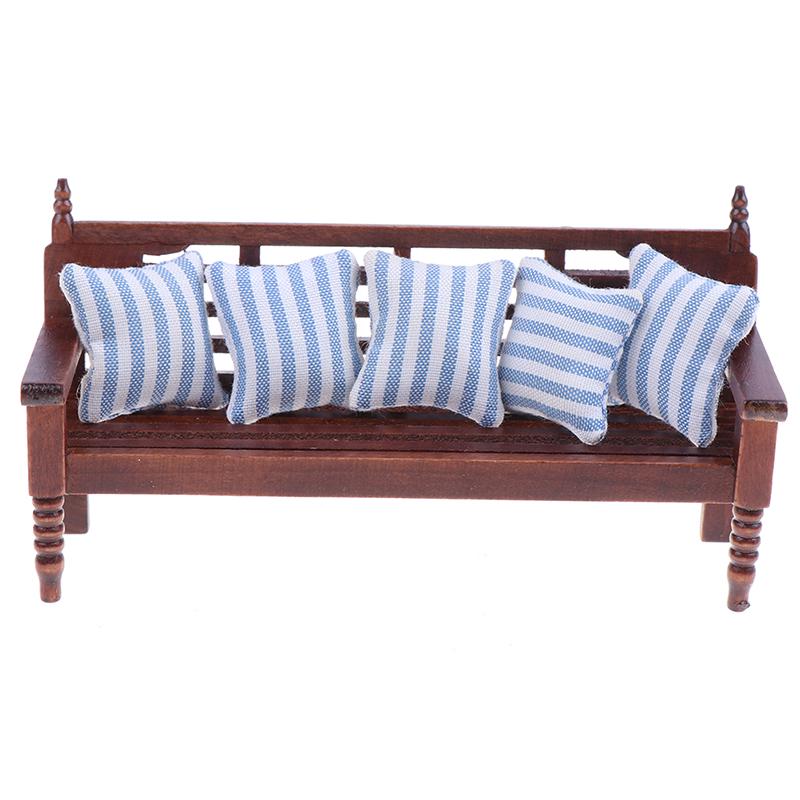 Mini Cute Sofa Pillows For Dolls Children Simulation Dollhouse Furniture Toys 1:12 Miniature Doll House
