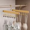 8 Hooks Bra Hanger Belts Camisole Clothes Organizer Rack Alloy Tie Hats Scarf Hangers Windproof Wardrobe Storage Space Saver