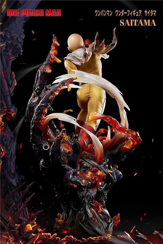 Unique Art Studio One Punch Man Wonder Figure Saitama Height Approximately 550mm Polystone Painted Complete Figure
