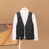 New Light Down Jacket Vest Women's Warm Slim Fit Collar White Duck Down Vest Liner Vest