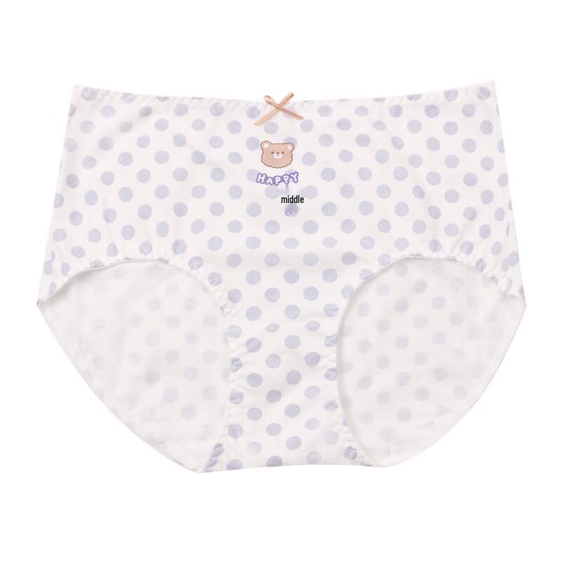 Deanfun Damen Baumwoll-Slips mit mittlerer Taille 3er-Pack