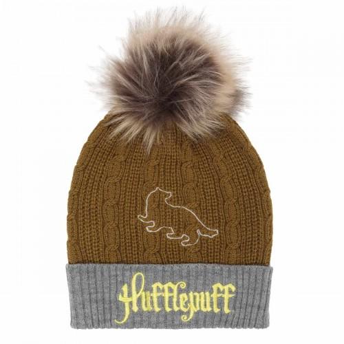 

Harry Potter Hufflepuff Pom Pom Beanie One Size