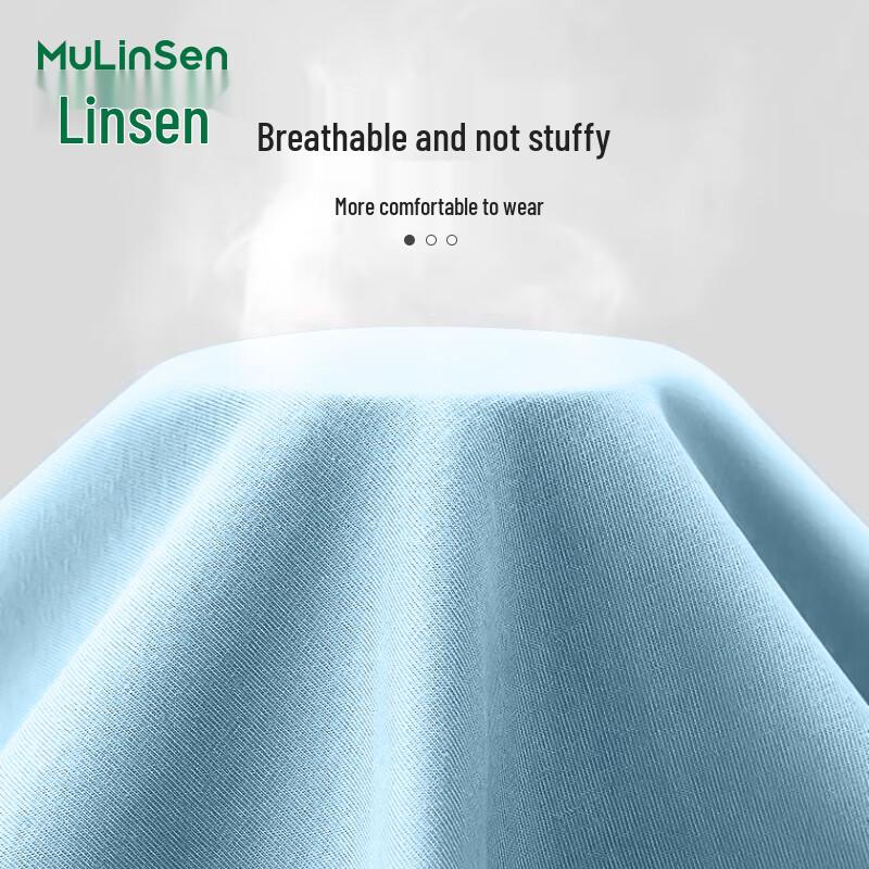 Mulin Sen Men's Tencel Fiber Antibacterial Boxer Briefs