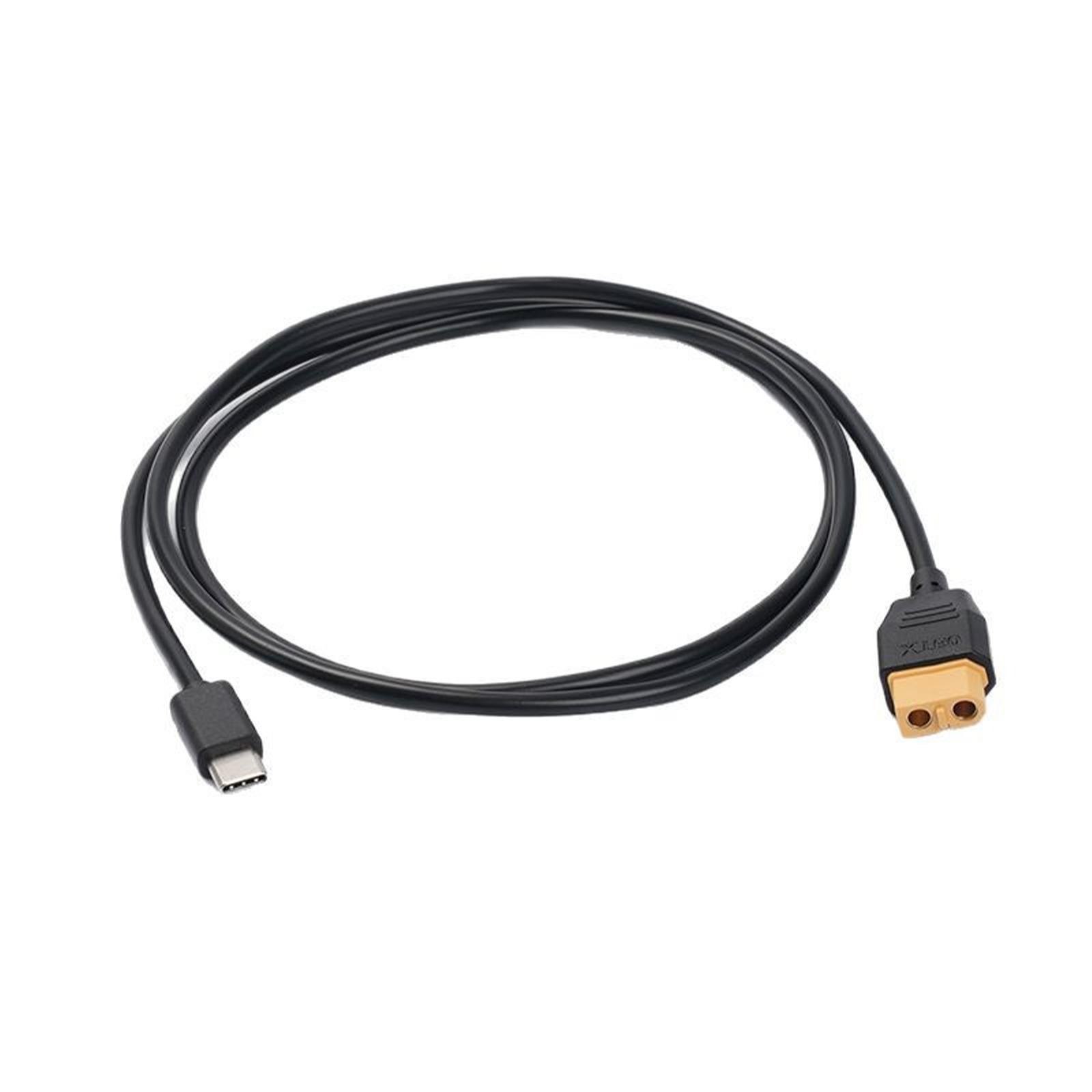 

Кабель-адаптер USB C на XT60 (мама) 100 Вт 20 В/5 А для зарядки дронов и радиоуправляемых моделей, длиной 1 м