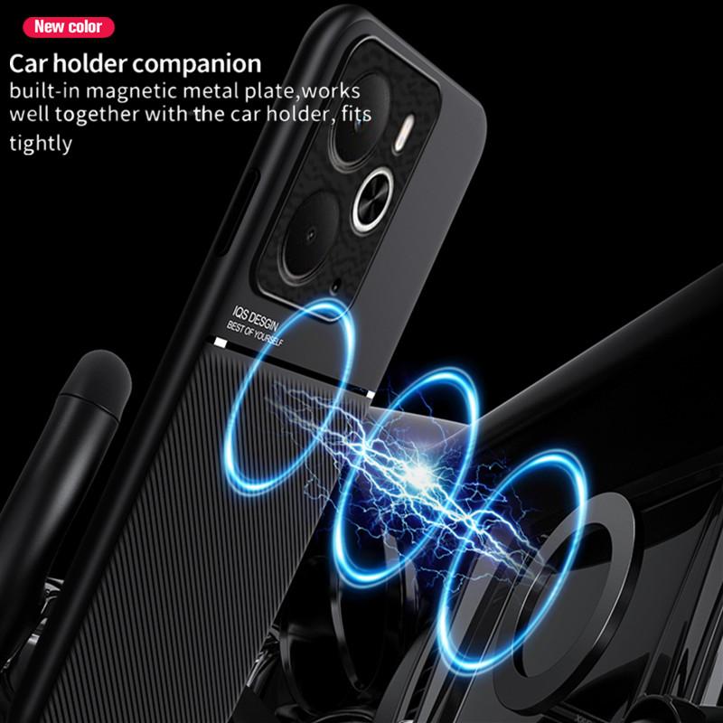 Rugged Non-Slip Magnetic Case For Realme 14 5G Realme 14T Portective Cover Back Shell Coque Fundas Capa