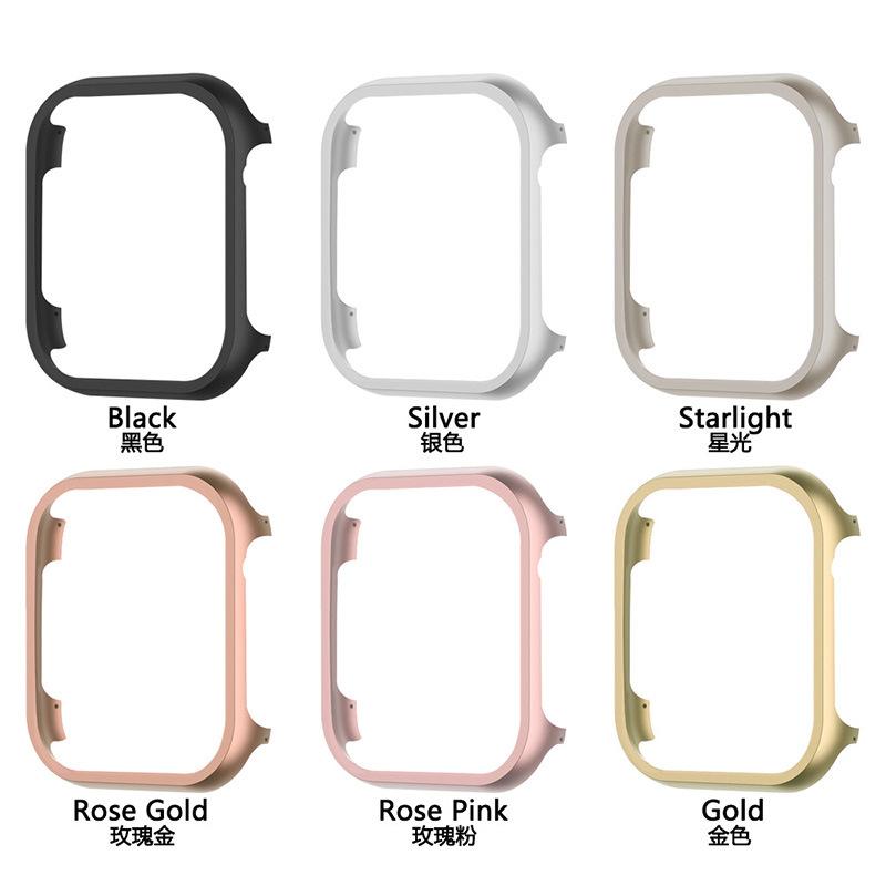 Aluminum Alloy Case For Apple Watch Ultra 3 49mm 11 10 9 8 7 46mm 42mm 45mm 41mm Protective Frame iWatch 6 5 SE 44mm 40mm Shell
