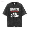 New Jake Webber Johnnie GuilberT T Shirt Cotton All Si Long or Short Sleeves Vintage Washed Comfortable Streetwear