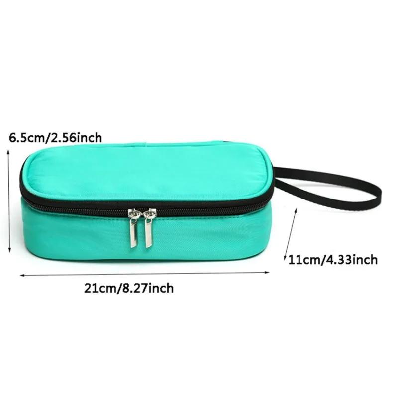 

Outdoor Portable Mini Sports Bag Waterproof Thermal Insulation Bag Makeup Bag Cosmetic Bag Make Up Bag зелёный