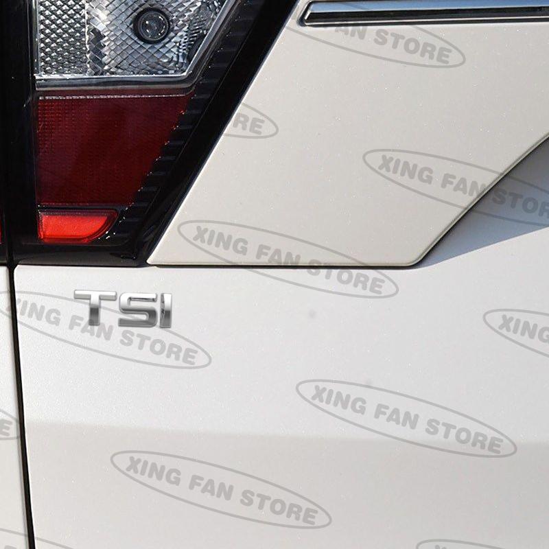yngcr0 Auto Styling TSI Emblem Car Rear Trunk Badge Decal Body Sticker For Skoda Octavia 3 2 Superb Karoq Fabia Yeti Kamiq Accessories