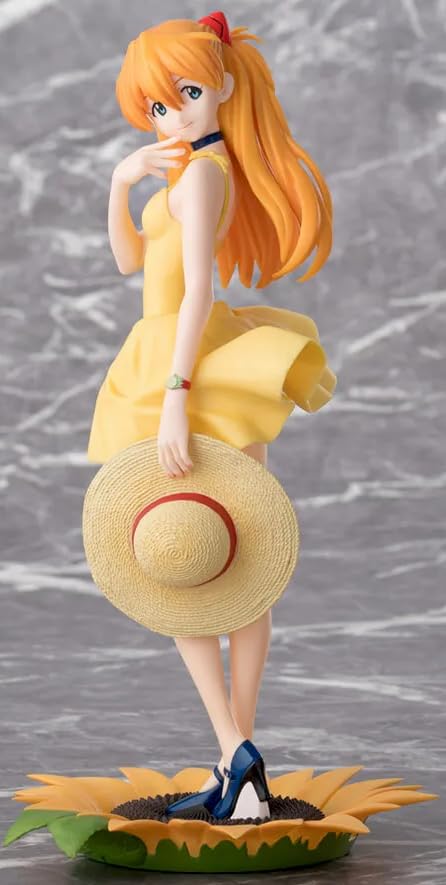 Neon Genesis Evangelion Luminasta "Asuka" Summer Dress Ver.2 Figure, 1 type, approximately 9 x 24 cm