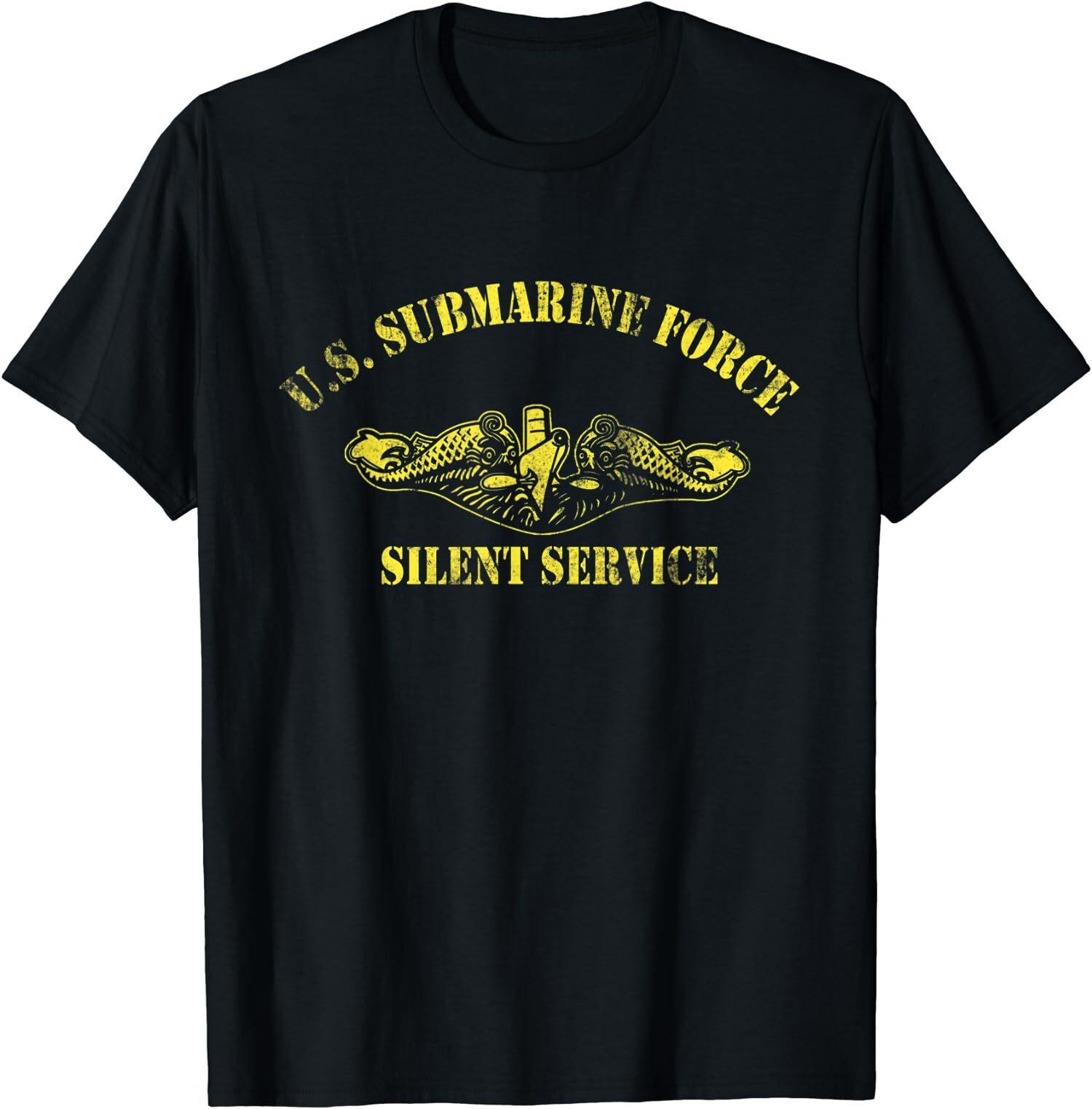 NEW LIMITED Veteran Submariner Gifts U.S Submarine Force Silent Service T-Shirt S