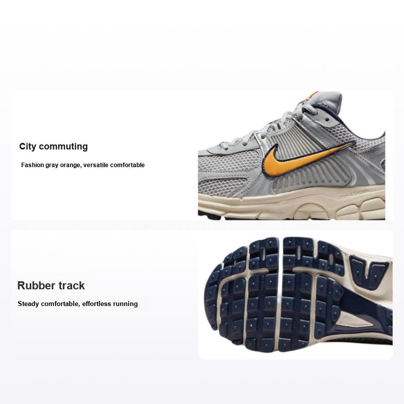 Мужские кроссовки Nike Air Zoom Vomero 5 Platinum Laser Orange серые Pure-Platinum FJ4151-001 39