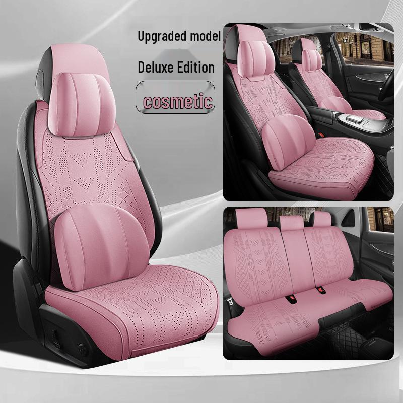 Geely Galaxy L7 Suede Seat Cushions & Covers - Long Teng MAX Asian Games Edition
