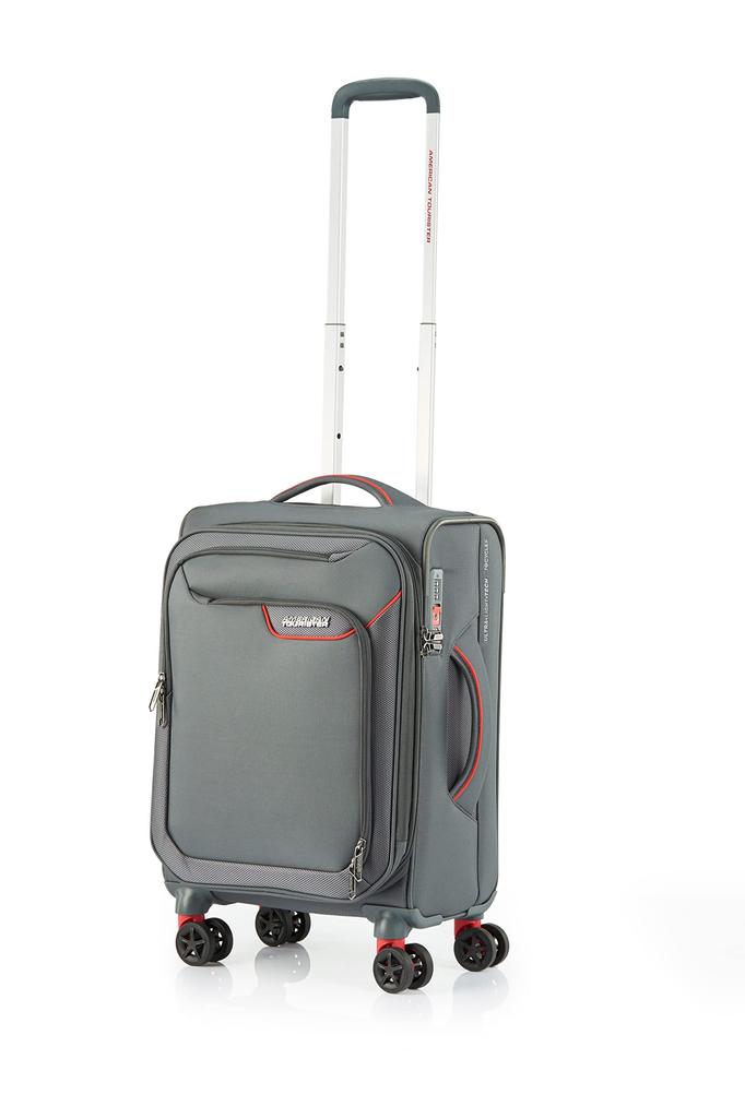 Carry APPLITE Spinner Small Gray Red [American Tourister] Suitcase, Case, 4.0, 55/20, Carry-on, Size, Expandable, Lightweight, 38/40L, 55cm, 2.1kg,