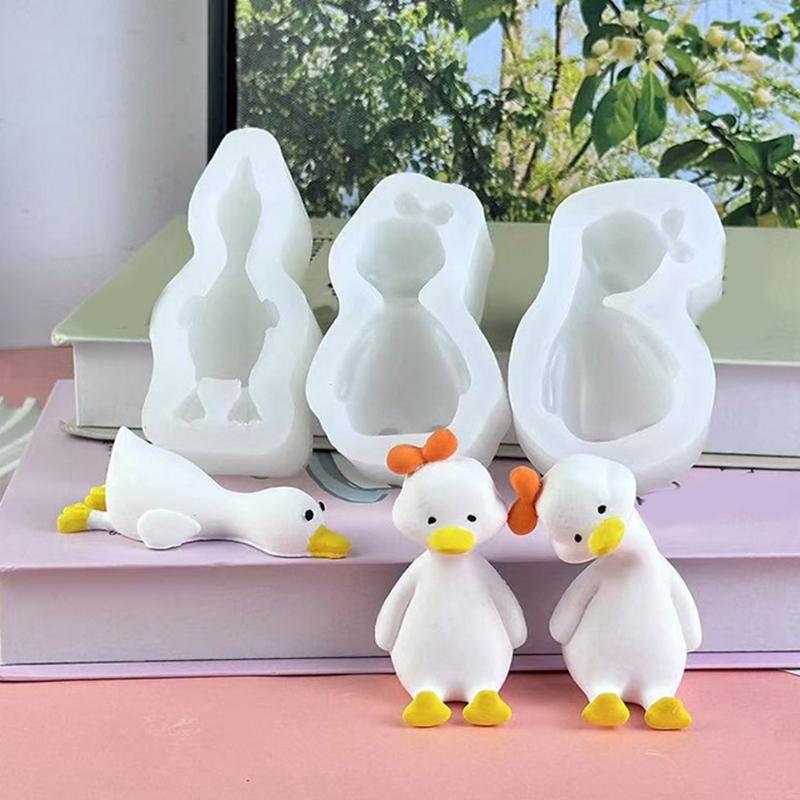 3D Duck Candle Crafting Mold Silicone Mould for Unique Handmade Crafts Epoxy Resin Wedding Decoration Making Mold