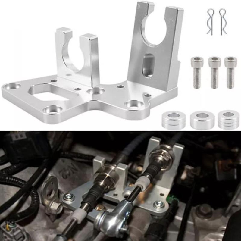 Aluminum Transmission Bracket for RSX‑S K20 K24 Car Transmission Shifter Cable Bracket Replacement Bracket