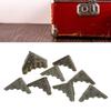 50pcs Iron Metal Corner Protector High Hardness Durable Corner Protectors With Screws Retro Vintage Corner Guards
