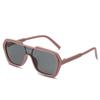 Trendy Geometric Kids Sunglasses Retro Pilot Style Uv400 Protection Personalized Shades For Boys And Girls 8859