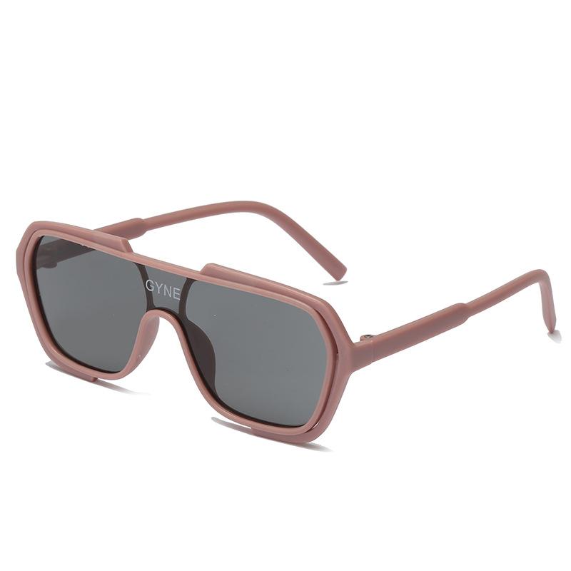 Trendy Geometric Kids Sunglasses Retro Pilot Style Uv400 Protection Personalized Shades For Boys And Girls 8859