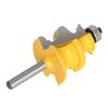 1PC Handrail Architectural Moulding Router Bit Woodworking Milling Cutter for Wood Bit Face Mill Tool - 6mm 1/4 8mm 1/2 12mm Shank