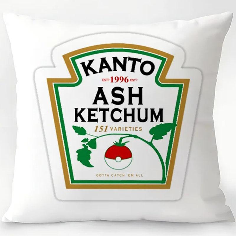 Fun Tomato Sauce Label Printed Pillow Cover Humorous Living Room Sofa Bedroom Home Decor Pillowcase Daily Home Decor