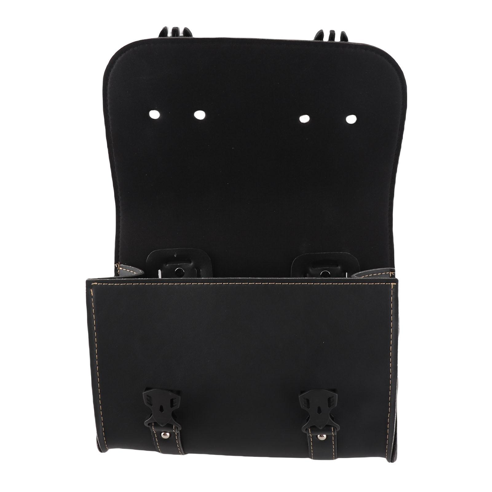 

Universal Motorcycle Saddlebags Tool Storage Pouch Weather Proof PU Leather Side Bags
