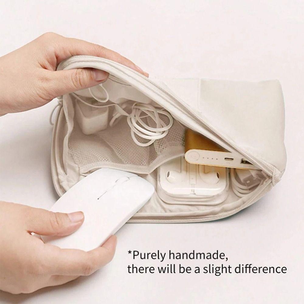 1Pcs Multi-Function Data Cable Bag Waterproof Travel Bag Durable Portable Storage Bag