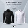 Chemise Quatre Sens Extensible Haute Élasticité Sans Couture Pour Homme, Chemise Pour Homme Résistante Aux Plis Et Sans Repassage