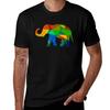 Elephant Tshirt Sports Casual Short Sleeve Cotton Tee