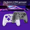 Transparent Protective Case Cover Anti-scratch Hard Shell Protector for Nintendo Switch 2 Pro Game Controller Gaming Accessories