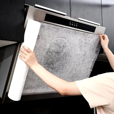 Kuchenny papier filtrujący olej Włóknina Papier chłonny 46cmx5/10m Bawełna antyolejowa Filtr do kurczaka Narzędzia do butelek do większości okapów kuchennych