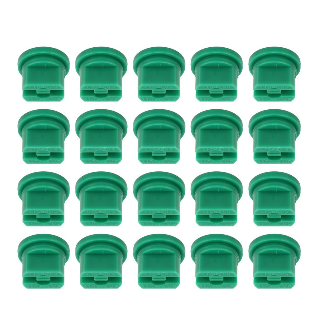 20pcs Flat Fan Spray Tip High Pressure Plastic Agricultural Sprayer Nozzle for Plant Protection