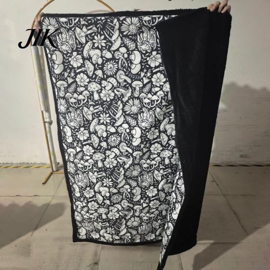 DIY Coloring Blanket for Parties Color Your Own Art Project with Markers Washable Gift Idea Craft Throw Home Decor Holiday Party Activity Unique