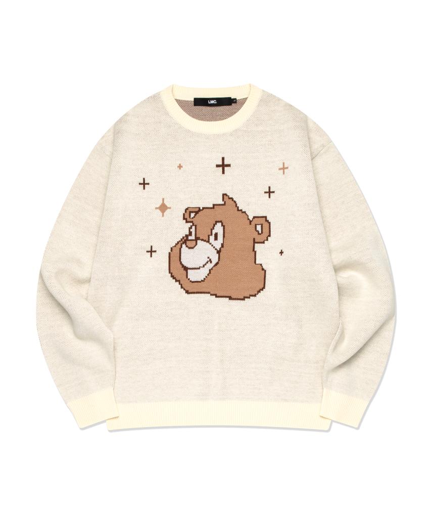 LMC Bear Knit Sweater Cream