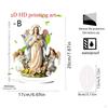 2D Acrylic Sign Holy Family Ornament Scene Layout DIY Crafting Religious Christmas Decor Tabletop