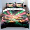 "Floating Island Crystal Decor Set" Soft Comfortable Duvet Cover Bedding Set Included 1*Duvet Cover & 2*Pillowcases, gift